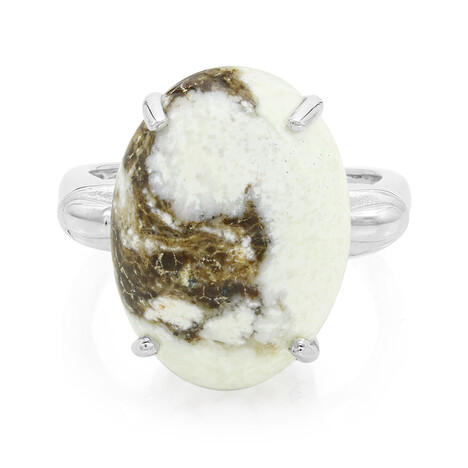 Bague en argent et Magnésite