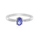 Anello in argento con Tanzanite