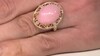 Bague en or et Opale rose (CIRARI)
