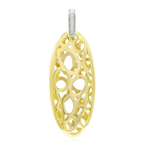 Ciondolo in argento con Diamante I1 (G) (Annette)