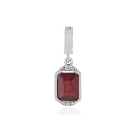 Bemainty-Rubin-Silberanhänger