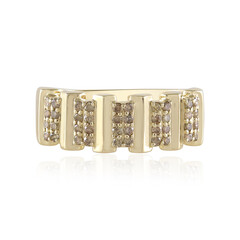 Anello in oro con Diamante Champagne I2 (de Melo)