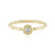 9K I3 (J) Diamond Gold Ring