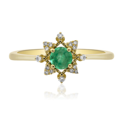 Bague en or et Emeraude de Zambie (CIRARI)