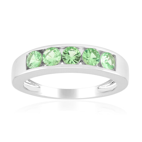 Tansania-Tsavorit-Silberring