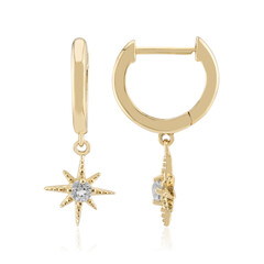 Boucles d'oreilles en argent et Topaze blanche