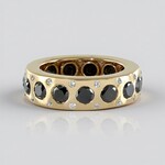 Anello in oro con Diamante Nero (de Melo Gold)