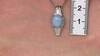 Colgante en plata con Ópalo azul