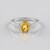 Anello in argento con Citrino