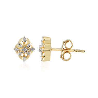 Pendientes en plata con Diamante I2 (I)