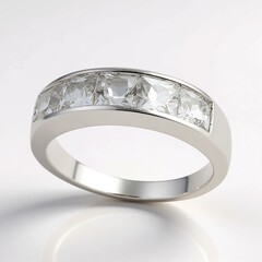 Anello in argento con Danburite