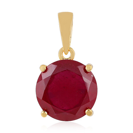 Madagaskar-Rubin-Silberanhänger