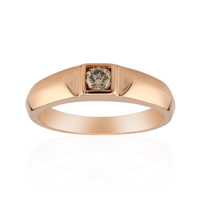 Anello in oro con Diamante Rose de France SI1 di Argyle (Annette)