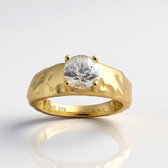 Anello in oro con Zircone (de Melo Gold)
