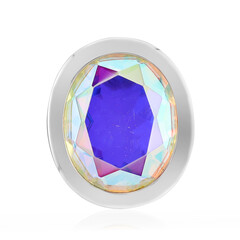 Ciondolo in argento con Quarzo Moonlight (MONOSONO COLLECTION)