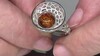 Anillo en plata con Ámbar báltico cognac (dagen)