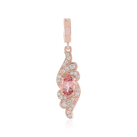 Pendentif en argent et Tourmaline rose