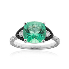 Anello in oro con Smeraldo Zambia AAA (CIRARI)