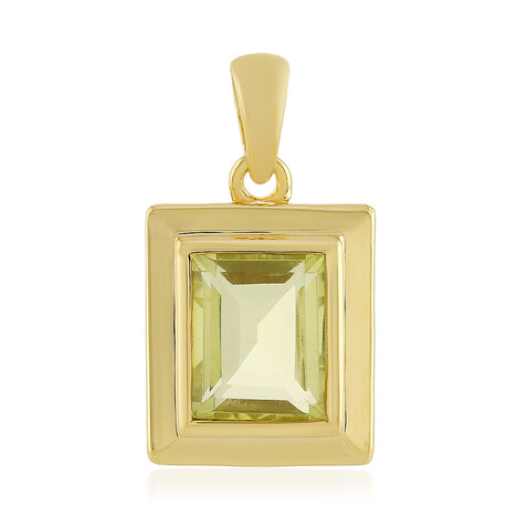 Limonen-Quarz-Silberanhänger