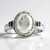 Anello in argento con Ametista Verde
