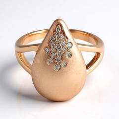 Anello in argento con Diamante Argyle Rose de France I1