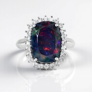 Mezezo Opal Silver Ring (de Melo Essence)