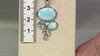 Zilveren hanger met een larimar