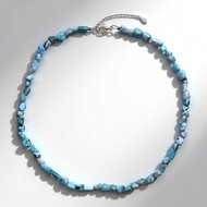 Collana in argento con Larimar