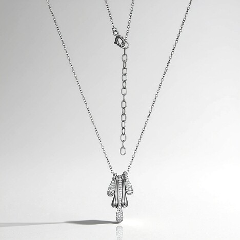 Collana in argento con Topazio Bianco (Adela Silber)