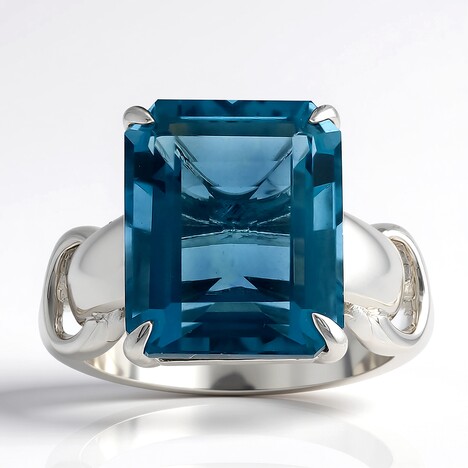 Anello in argento con Fluorite Braldu (Pallanova)