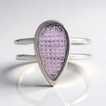 Anello in argento con Ametista Rose de France