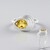 Anello in argento con Citrino