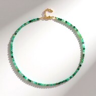 Collar en plata con Esmeralda de Brasil