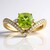9K Jilin Peridot Gold Ring (de Melo Gold)