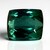 Gemme et Tourmaline verte 13,37 ct