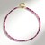 Collana in argento con Zaffiro Rosa