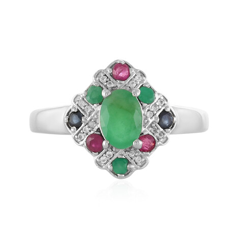 Socoto-Smaragd-Silberring