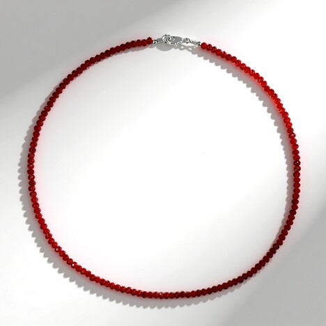 Collana in argento con Corniola