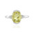 Anello in argento con Quarzo Limone