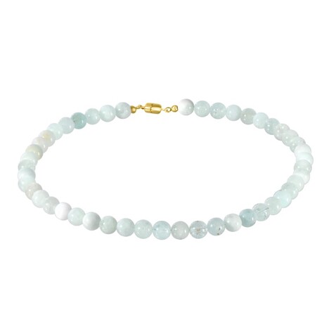 Collier en argent et Aigue-marine