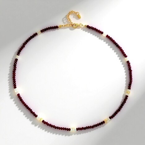 Collana in argento con Rubino Mozambico