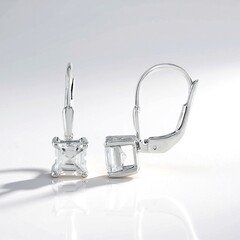 Orecchini in argento con Zircone