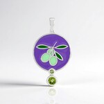 Ciondolo in argento con Peridoto