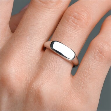 Anillo en plata (Joias do Paraíso)