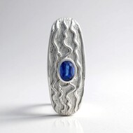 Ciondolo in argento con Cianite del Nepal (MONOSONO COLLECTION)