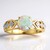 Anello in oro con Opale di Mintabie
