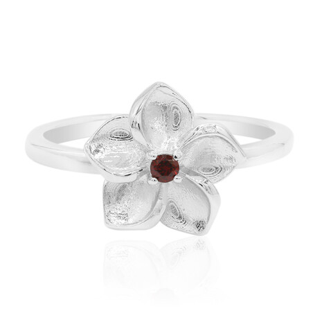 Zilveren ring met een Mozambique granaat