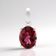Pendentif en or et Grenat du Malawi