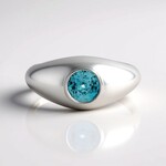 Anello in argento con Zircone Ratanakiri