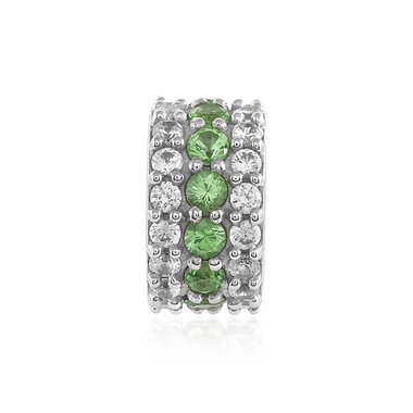 Pendentif en argent et Grenat Tsavorite (MONOSONO COLLECTION)